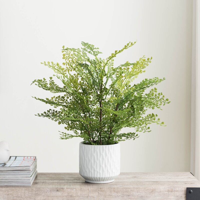 Artificial Fern Plant in Pot, 15" - Image 1