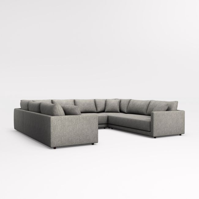 Gather Deep 5-Piece U-Shaped Bench Sectional Sofa - Image 0
