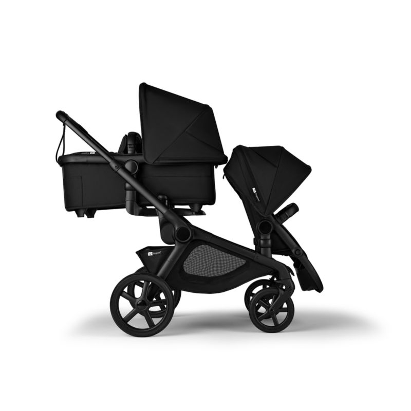 Bugaboo Kangaroo Complete Baby Stroller Midnight Black Sibling Seat - Image 8