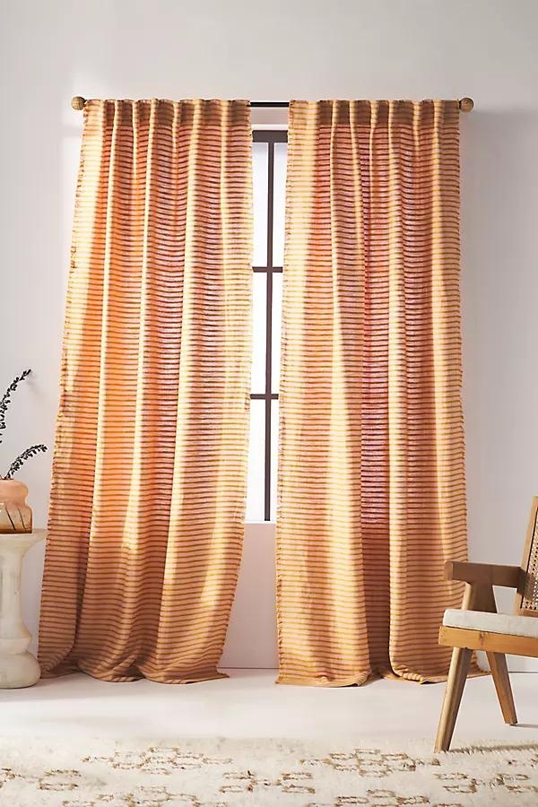 Luxe Linen Blend Woven Curtain - Image 0