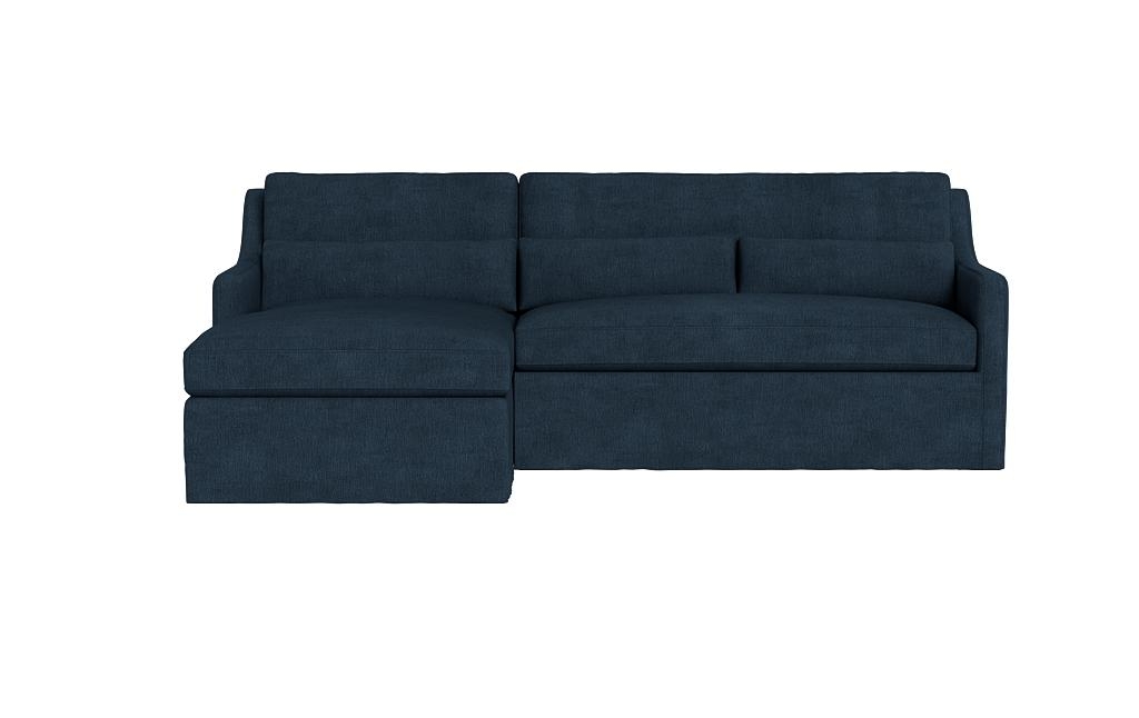 Ella Slipcovered 3-Seat Left Chaise Sectional - Image 0