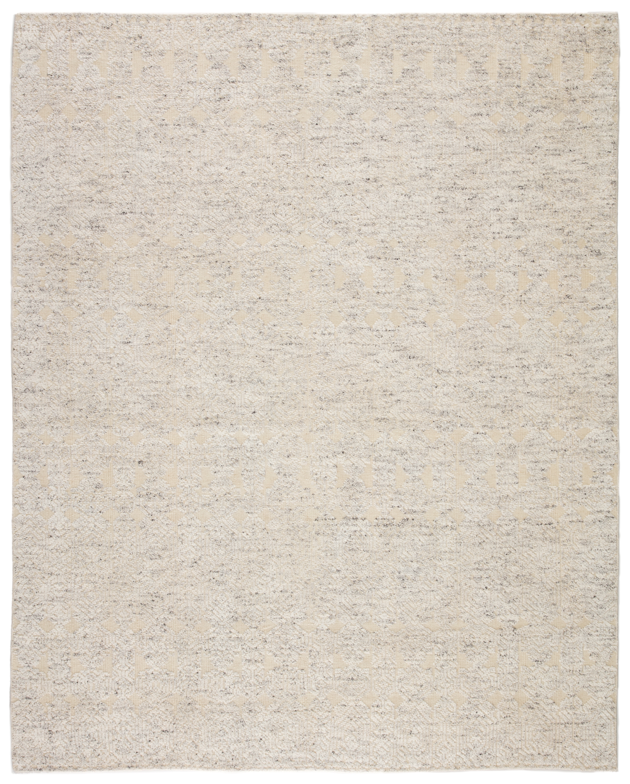 Abelle Hand-Knotted Medallion Gray/ Beige Area Rug (5'X8') - Image 0