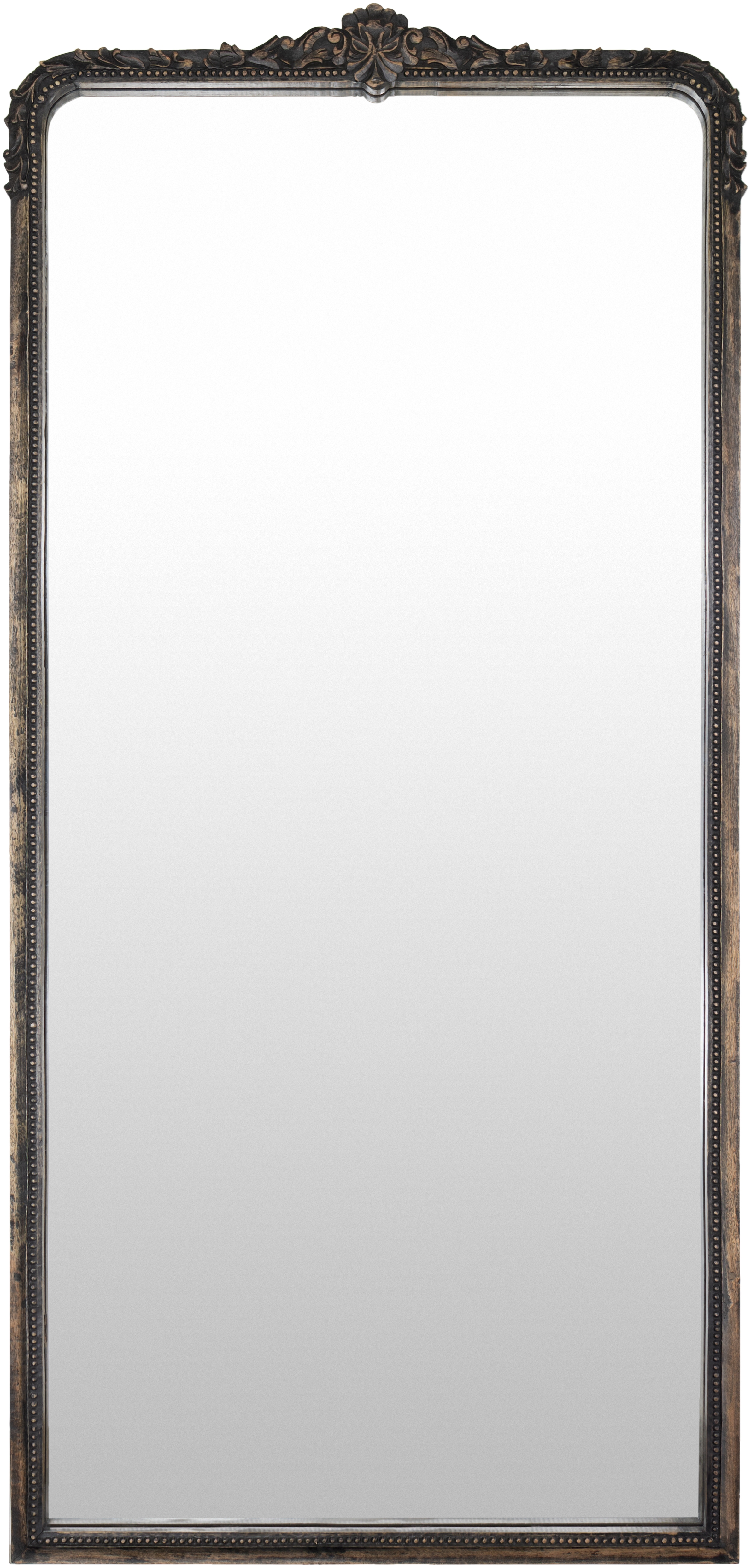 Aaliyah Black 70"H x 33"W x 2"D Full Length Mirror - Image 0