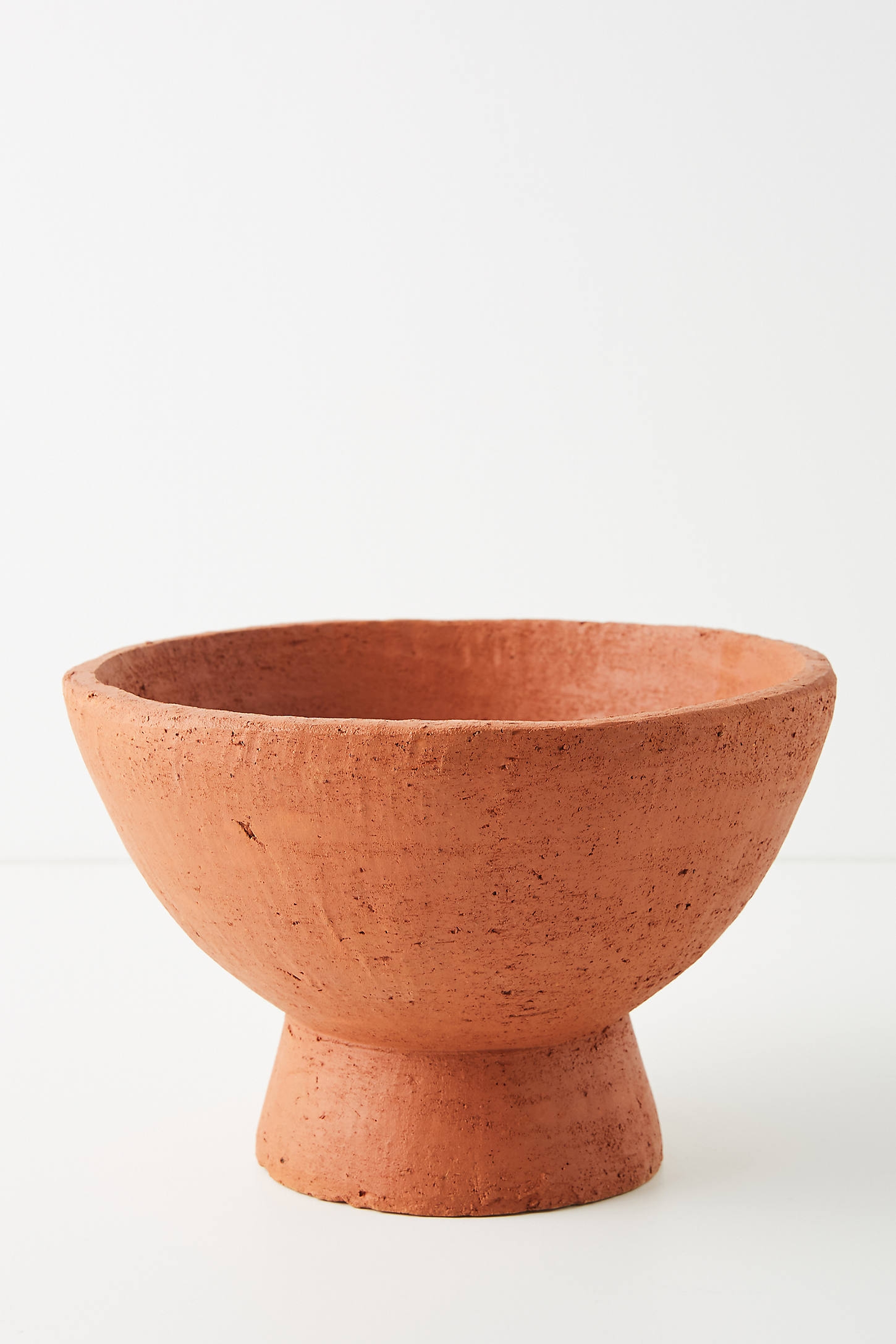 Terracotta Pedestal Bowl - Image 0
