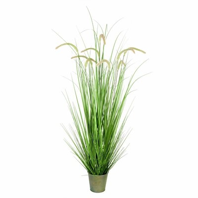 Artificial Cattail Grass in Pot - Image 0