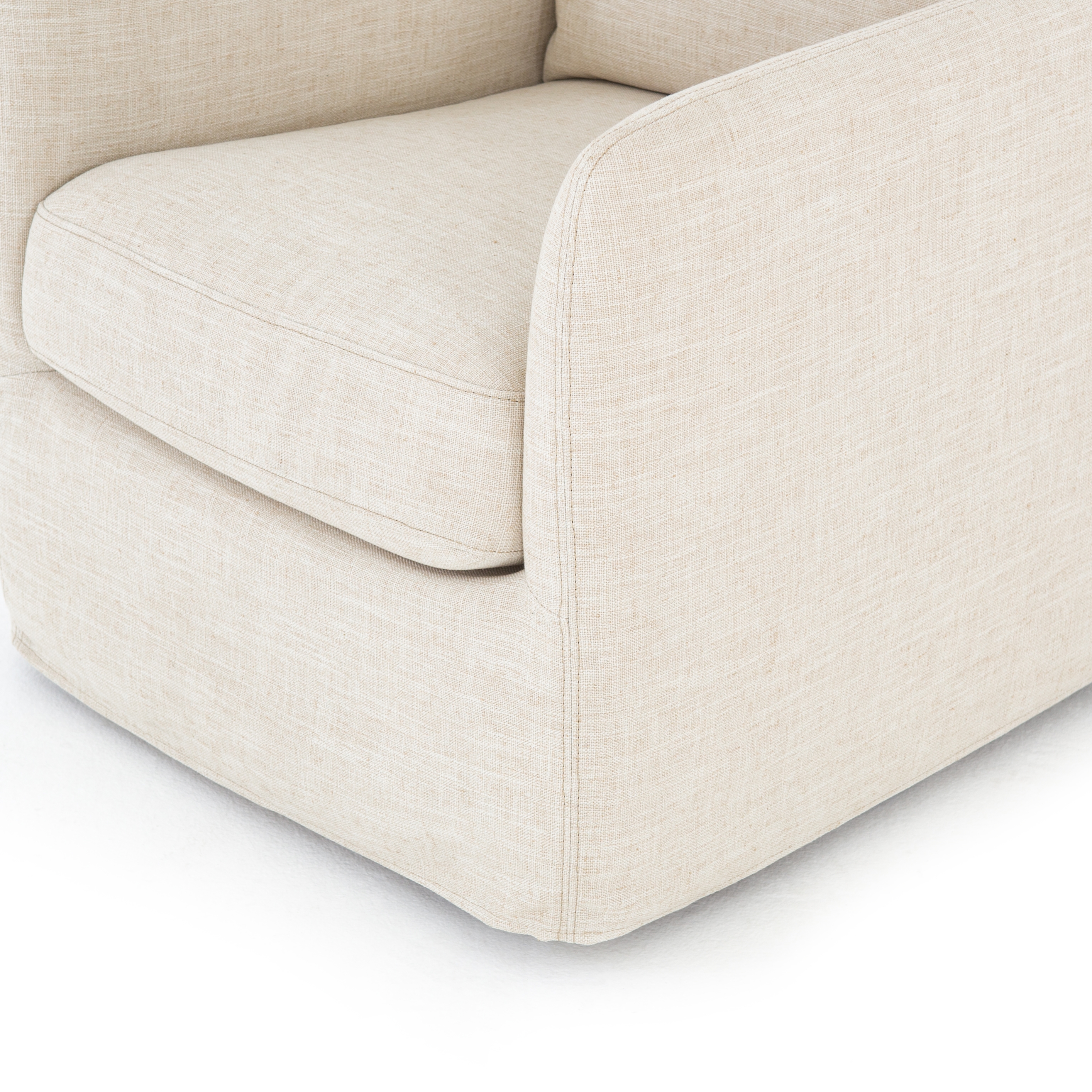 Banks Swivel Chair-Cambric Ivory - Image 8