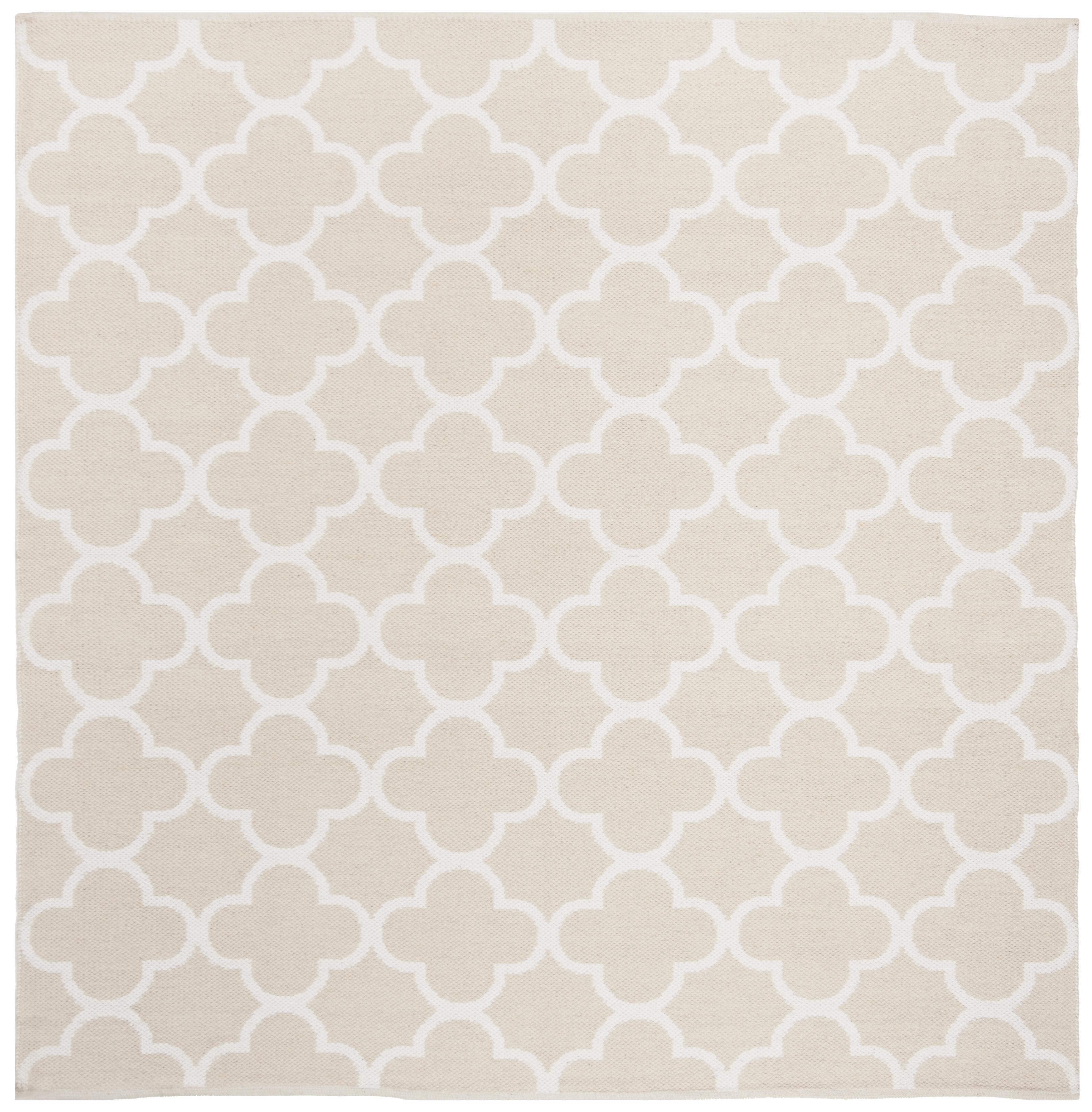 Arlo Home Hand Woven Area Rug, MTK725B, Beige/Ivory,  6' X 6' Square - Image 0