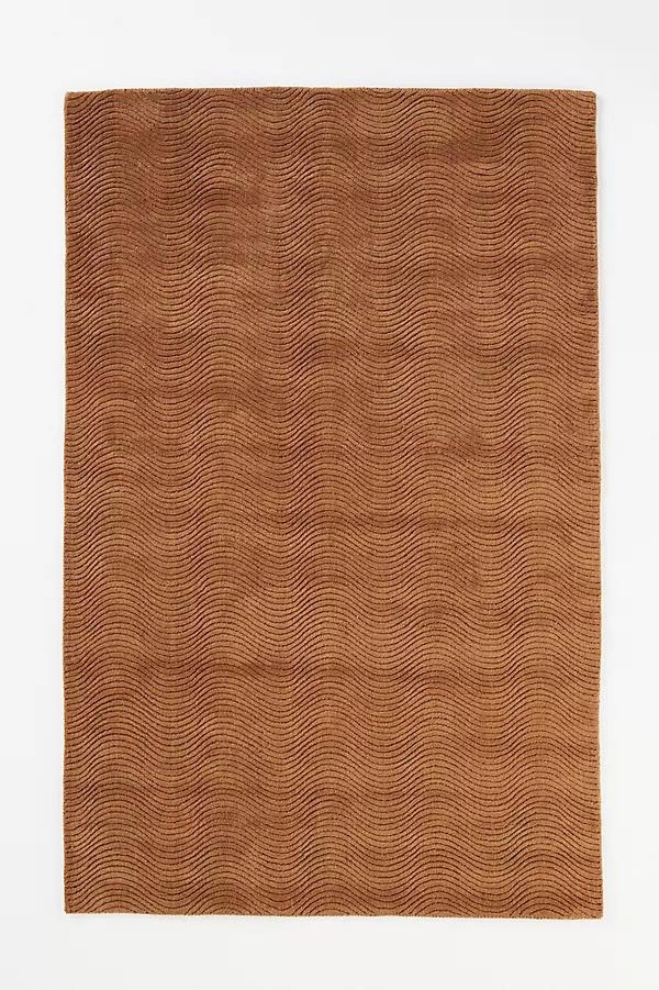 Hand-Tufted Wool Contour Rug - Image 0