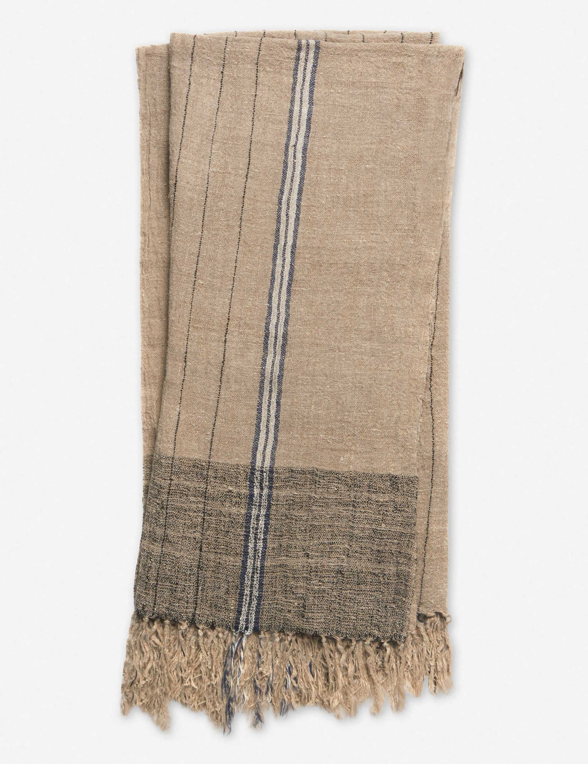 Lynwood Throw, Natural and Multi, ED Ellen DeGeneres Crafted by Loloi - Image 0