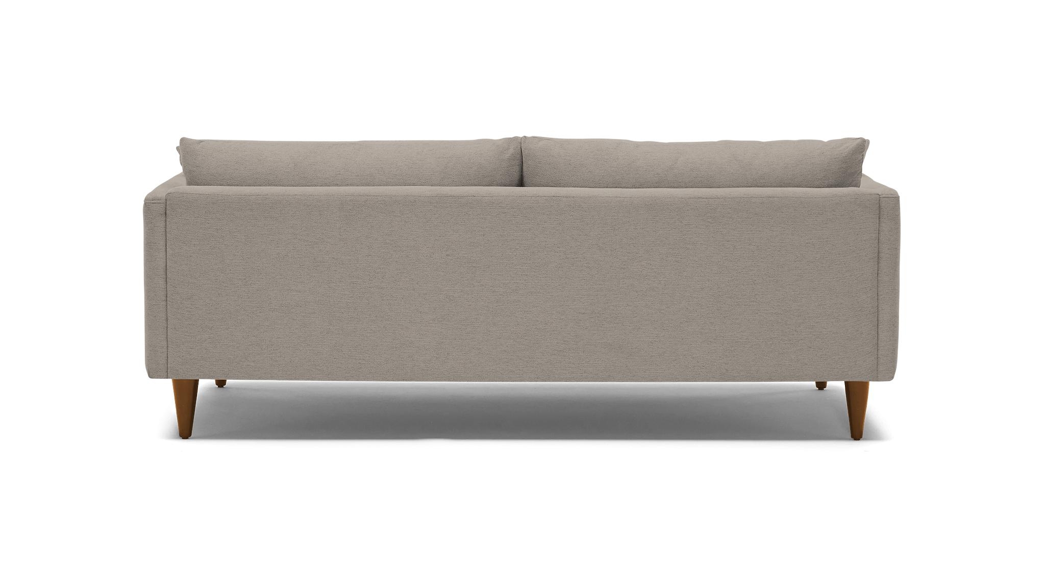 Beige/White Lewis Mid Century Modern Sofa - Prime Stone - Mocha - Cone - Image 4