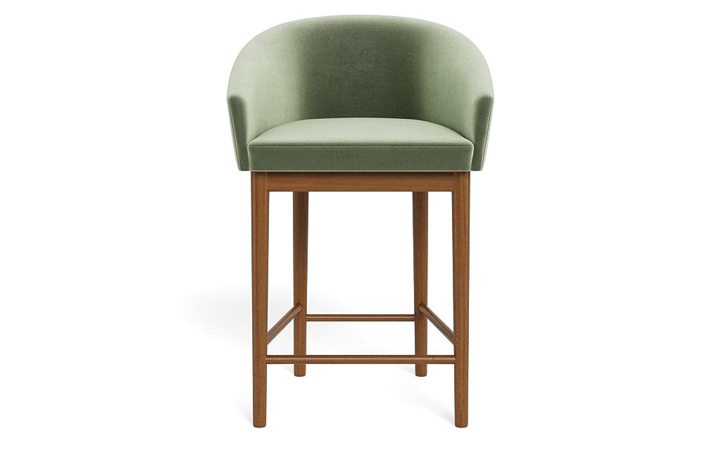 Destin Wood Framed Upholstered Stool - Image 0