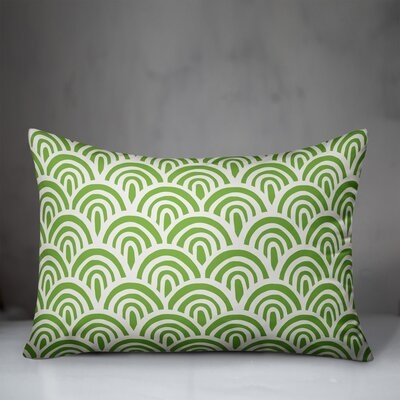 Mcclung Abstract Scallop Indoor/Outdoor Lumbar Pillow - Image 0