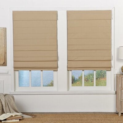 Insulating Cordless Blackout Roman Shade - Image 0