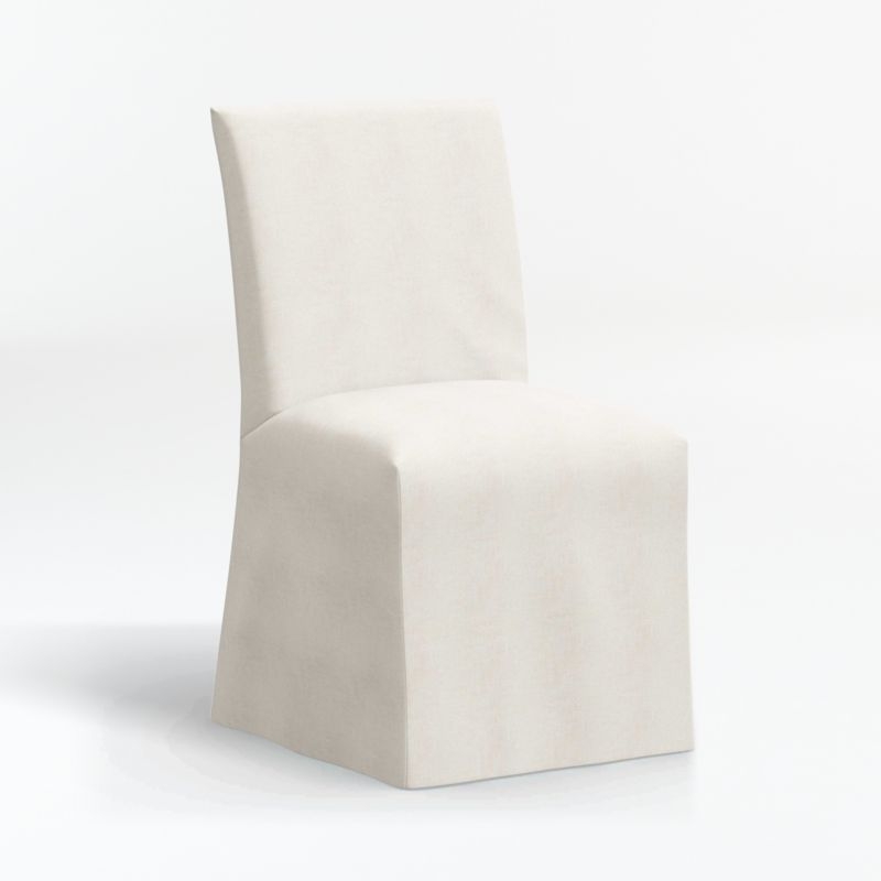 Addison White Slipcover Dining Chair - Image 1