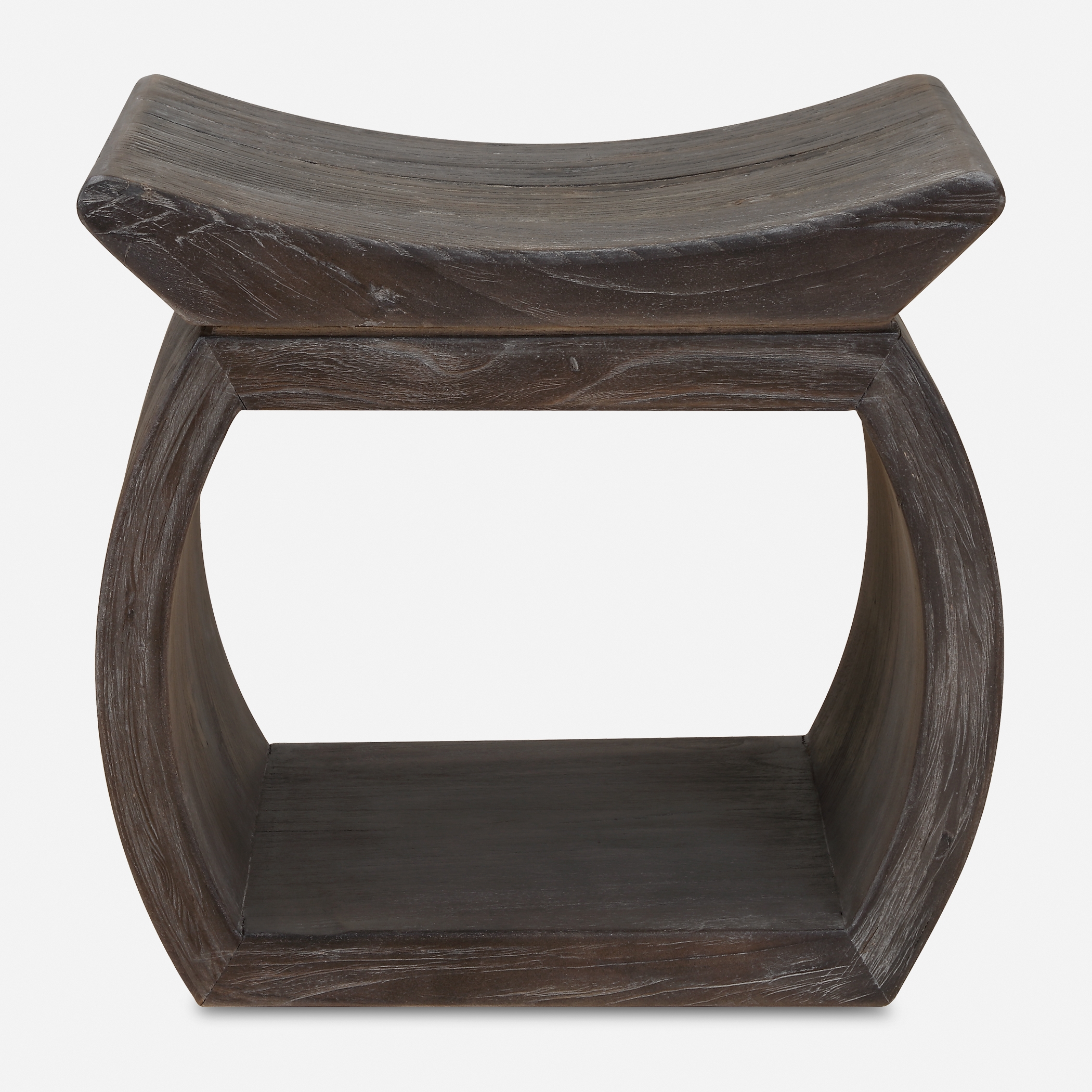Connor Walnut Accent Stool - Image 0