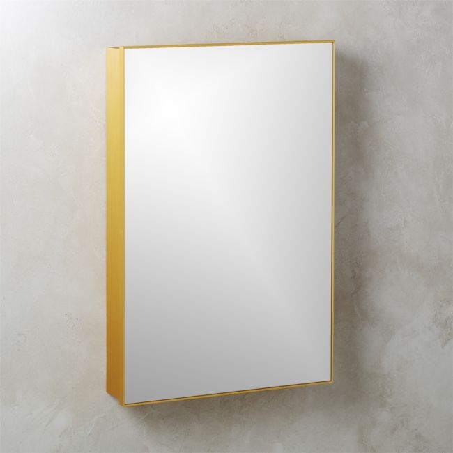 Infinity Brass Medicine Cabinet 24"x36" - Image 0