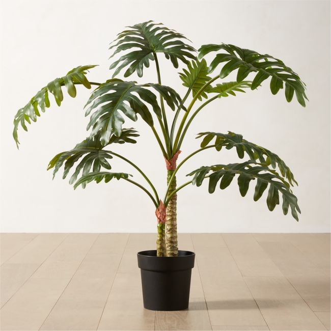 Faux Potted Philodendron Tree 4' - Image 0