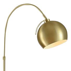 Dimond Koperknikus Gold Metal Arc Floor Lamp - Image 2