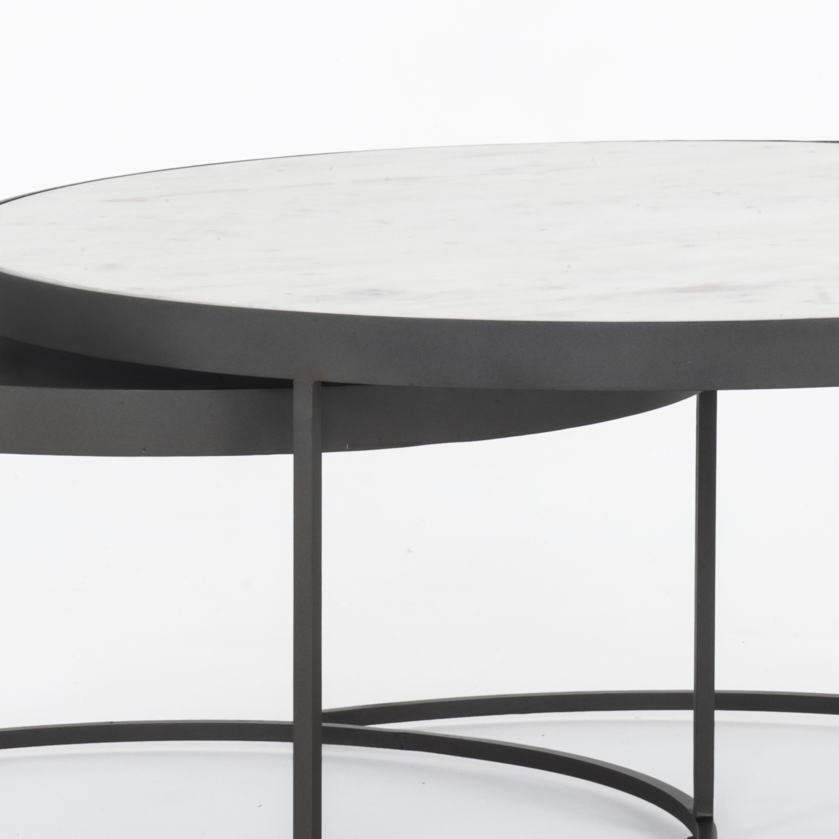 Evelyn Round Nesting Coffee Table - Image 15