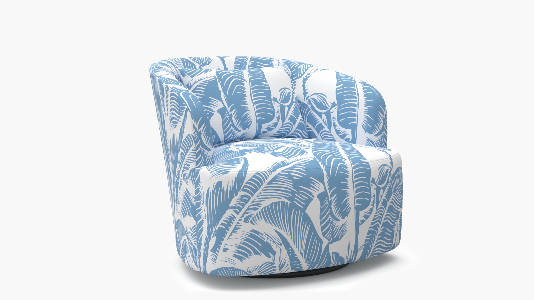 Deco Swivel Chair, Cornflower Martinique® Encore - Image 1