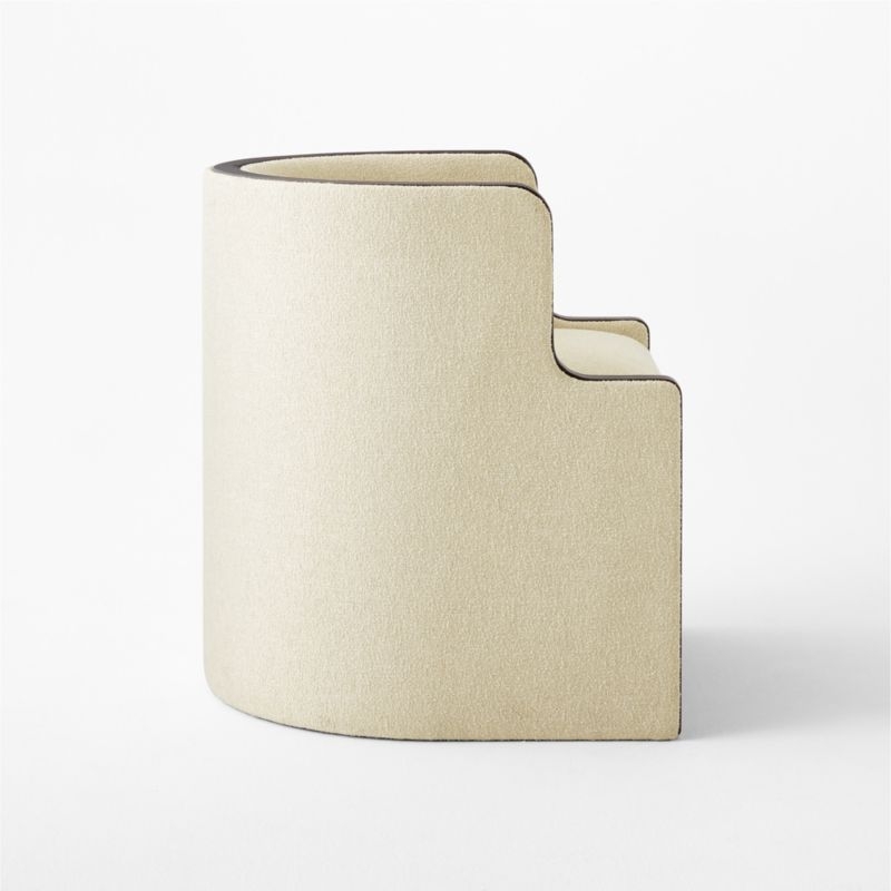 Chester Warm White Performance Linen Dining Chair - Image 4