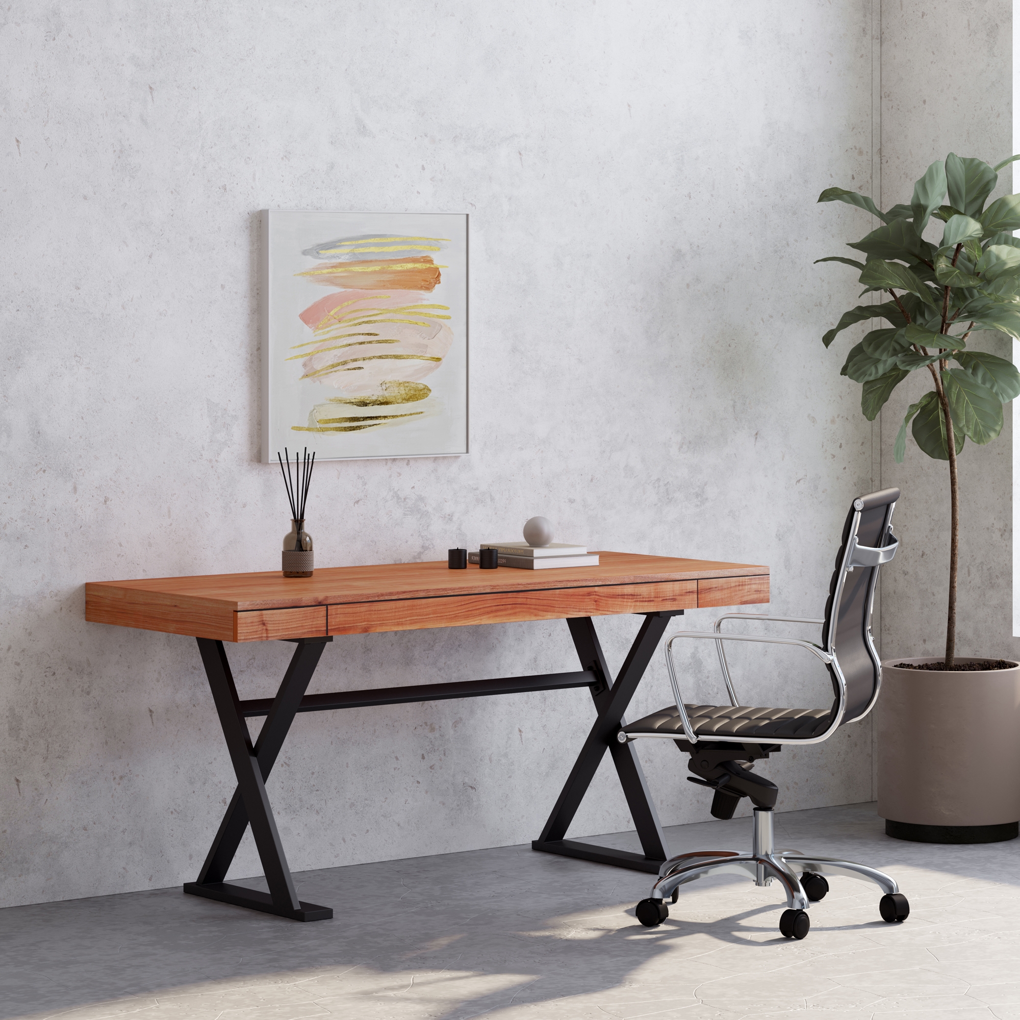 Profecto Desk Natural Oak - Image 12