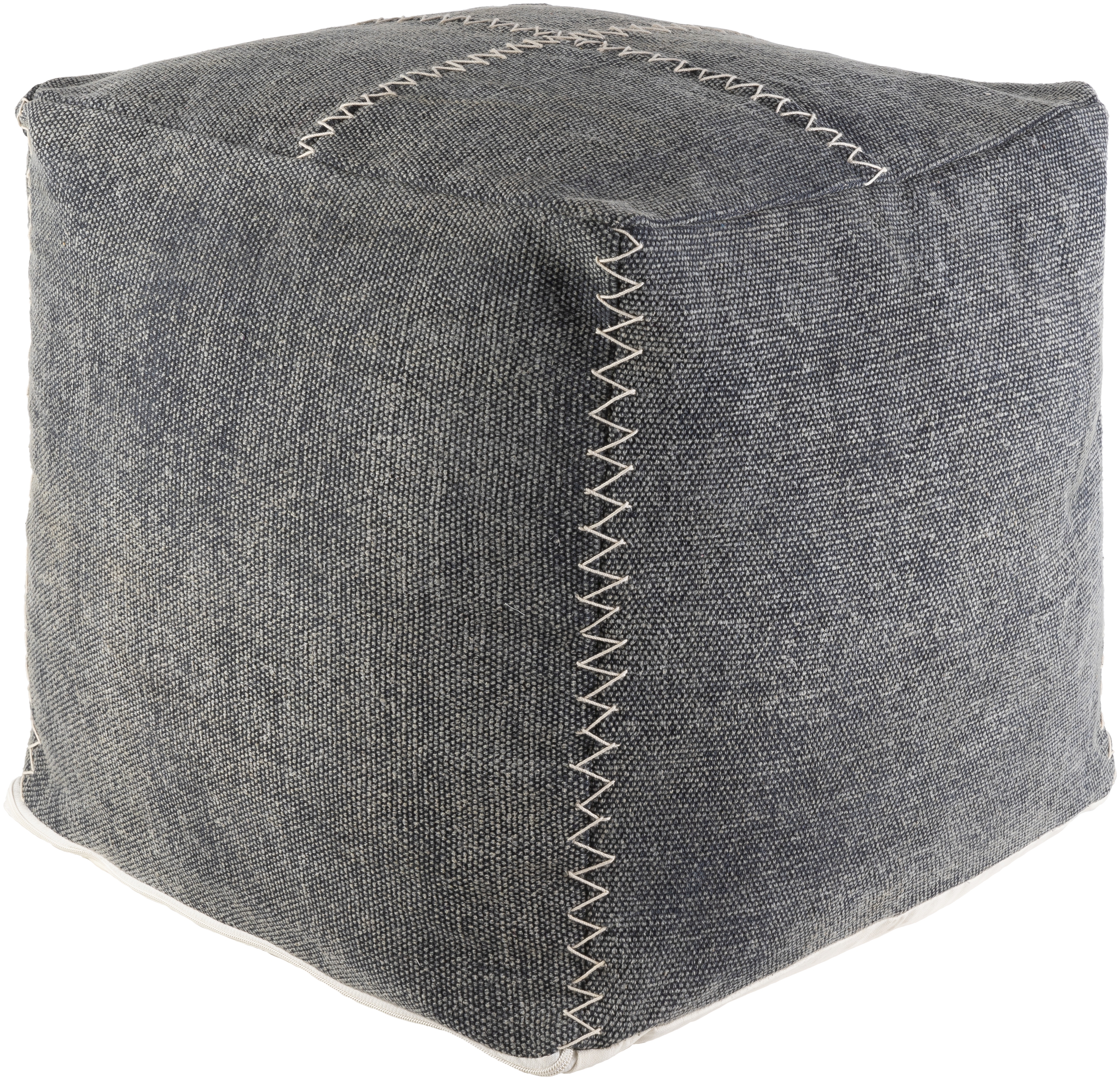 Charlie Woven Pouf - Image 0