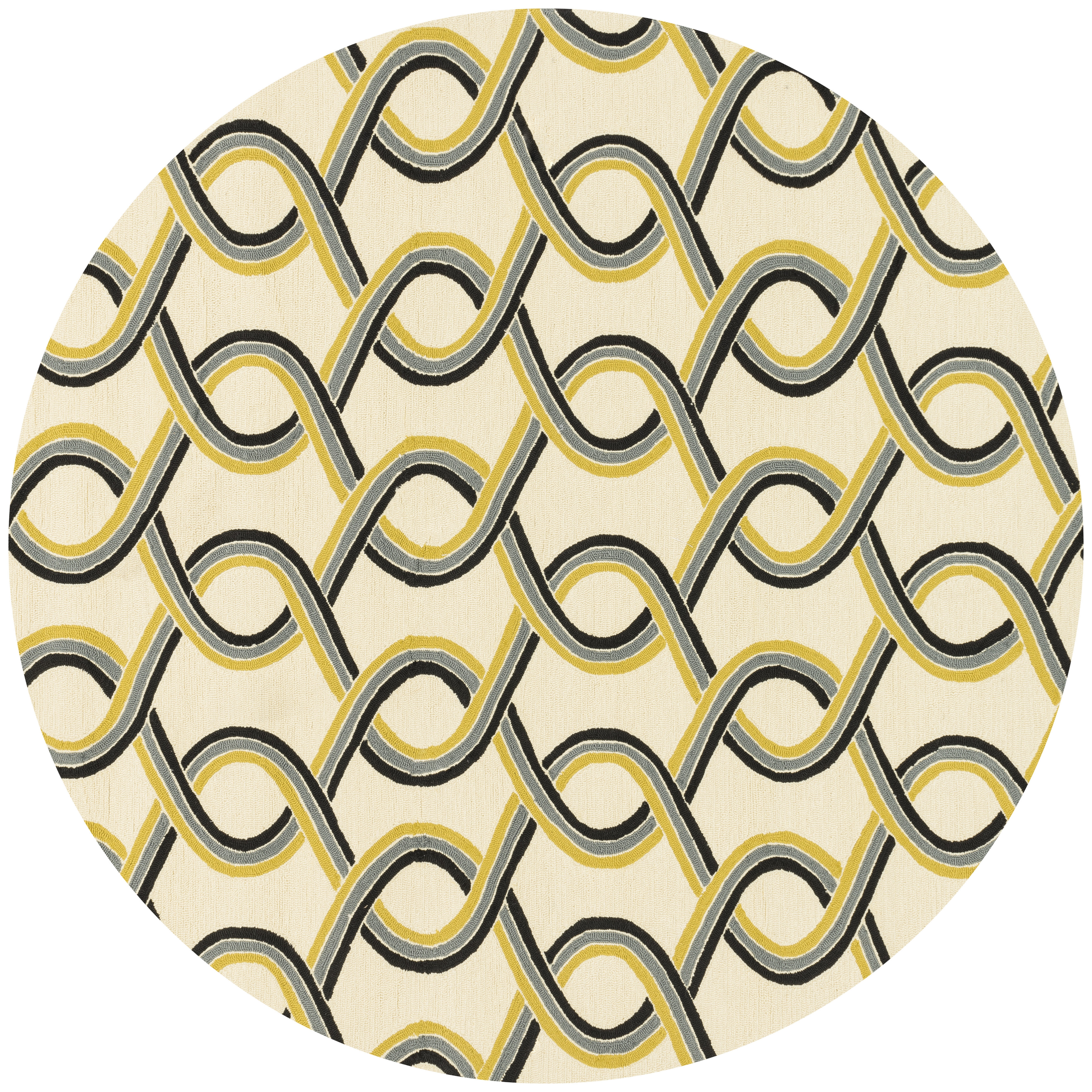 Loloi Venice Beach VB-09 Ivory / Multi 7'-10" x 7'-10" Round - Image 2