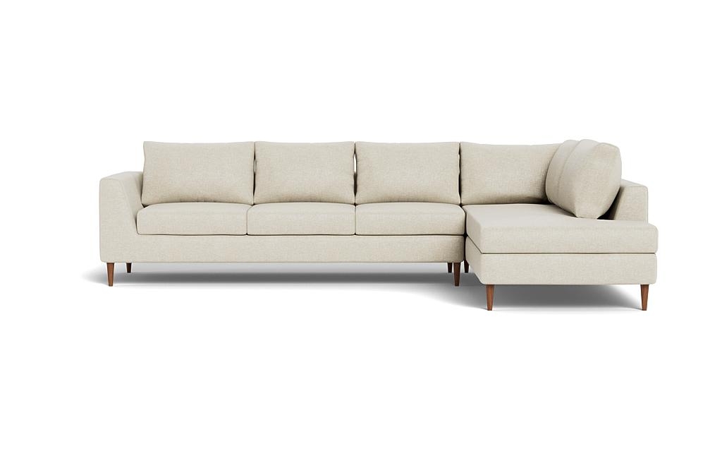 Asher 4-Seat Sectional with Right Bumper - Image 0