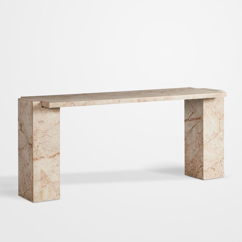 Romano 73" Marble Console Table - Image 9