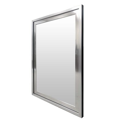 Modern & Contemporary Double-Framed Bathroom / Vanity Mirror, 29" X 41" - Image 0