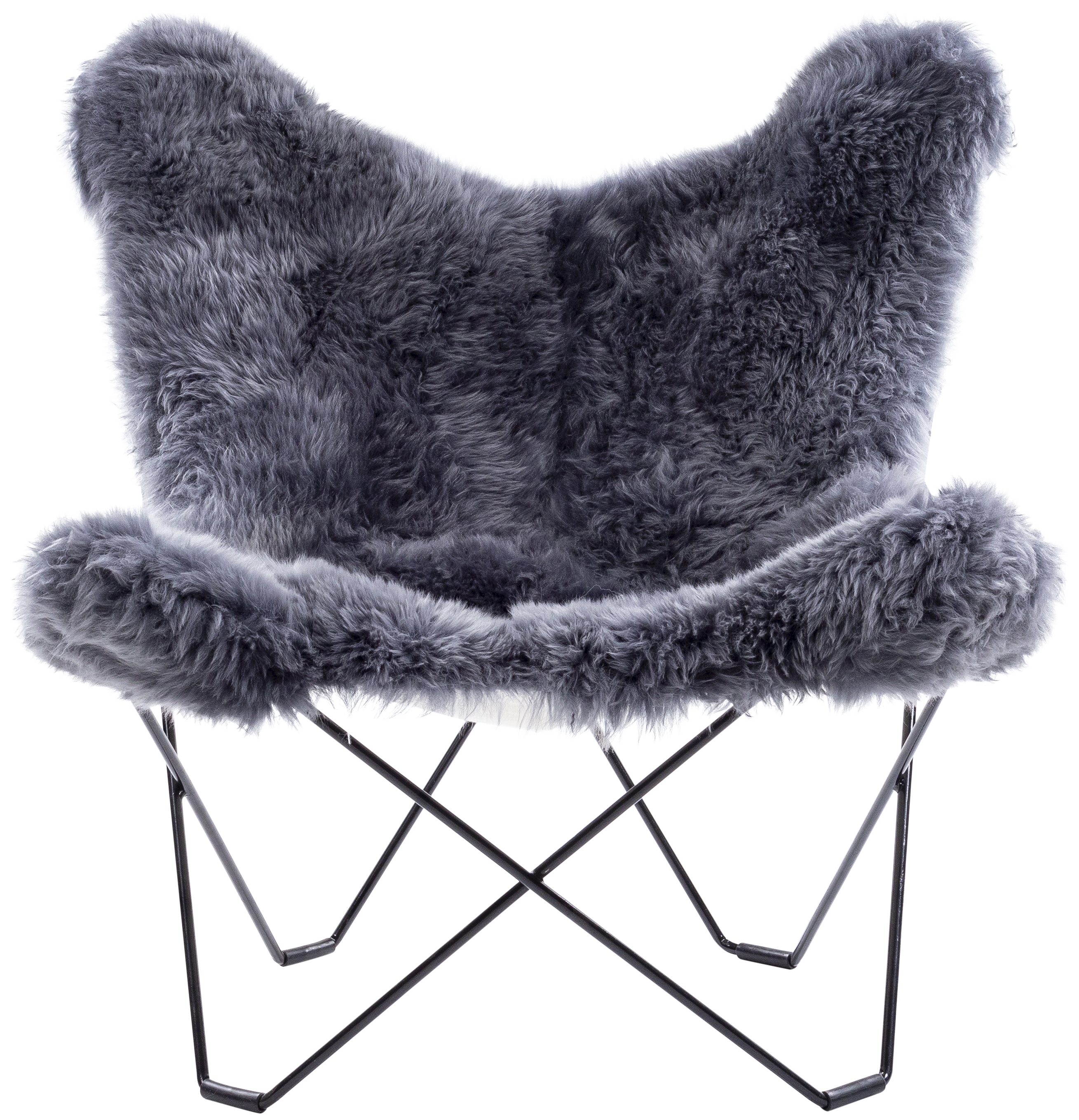 Nizhoni Sheepskin 35"H x 31"W x 31"D Accent Chair - Image 1