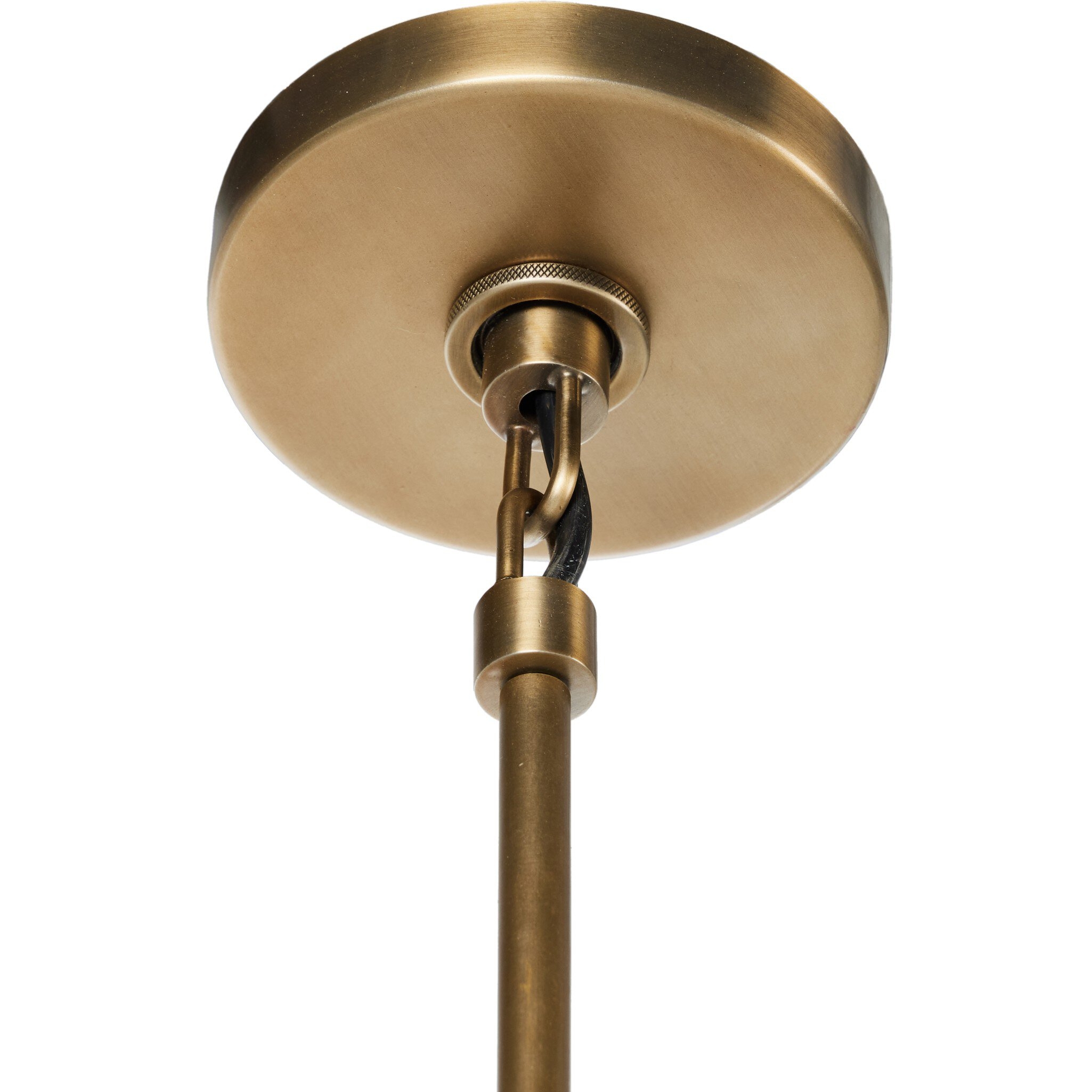 Oriana Chandelier - Aged Brass Iron - Image 3