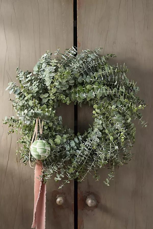 Fresh Baby Blue Eucalyptus Wreath - Image 0
