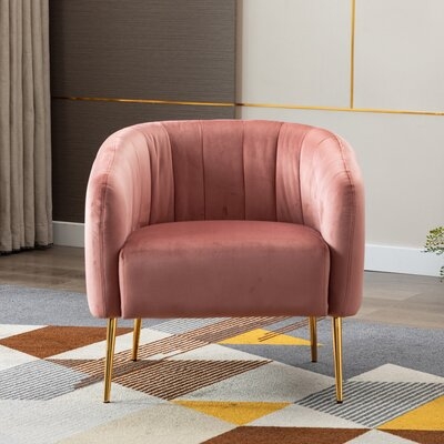 Liguria Upholstered Barrel Chair - Image 1