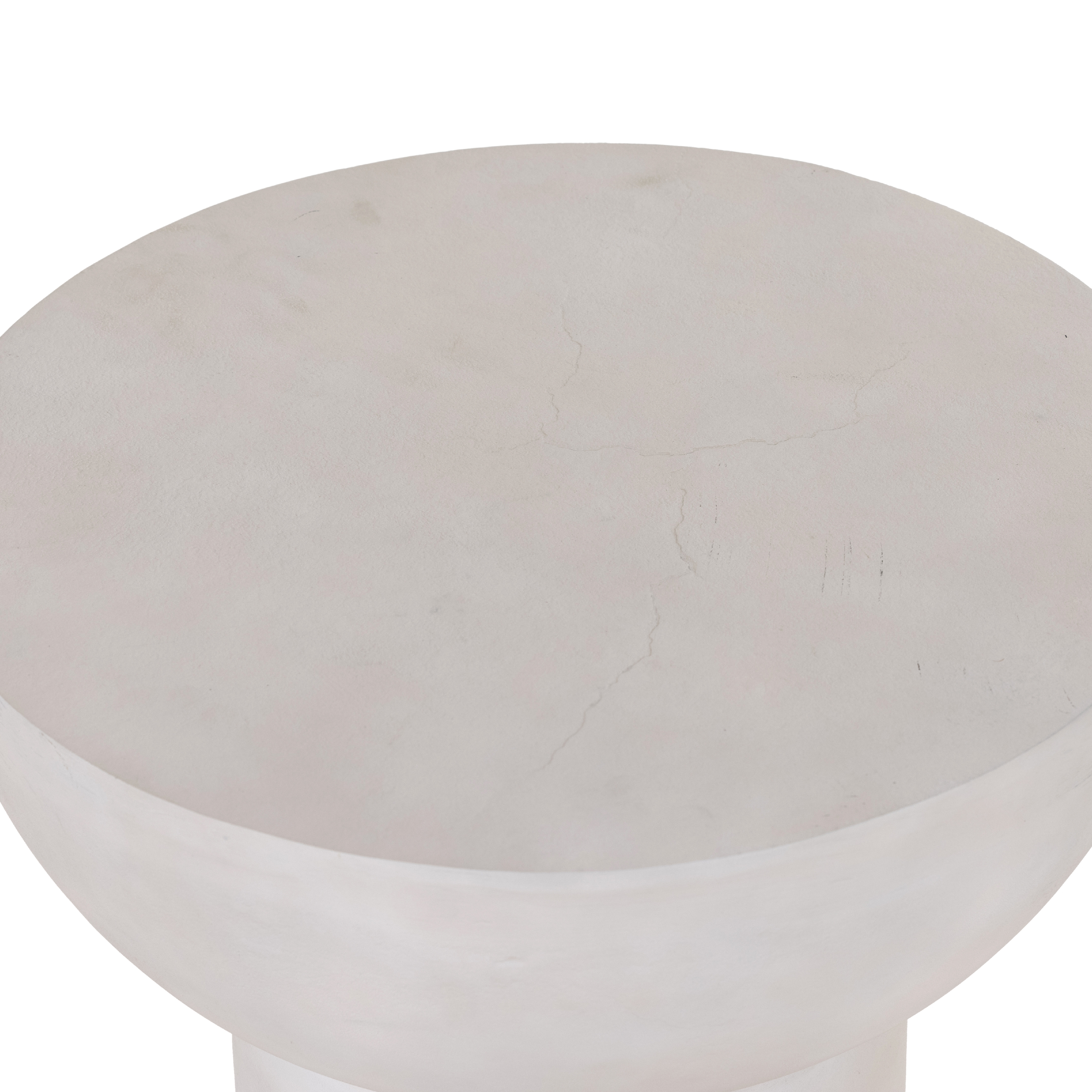 Searcy End Table-Textured Matte White - Image 9