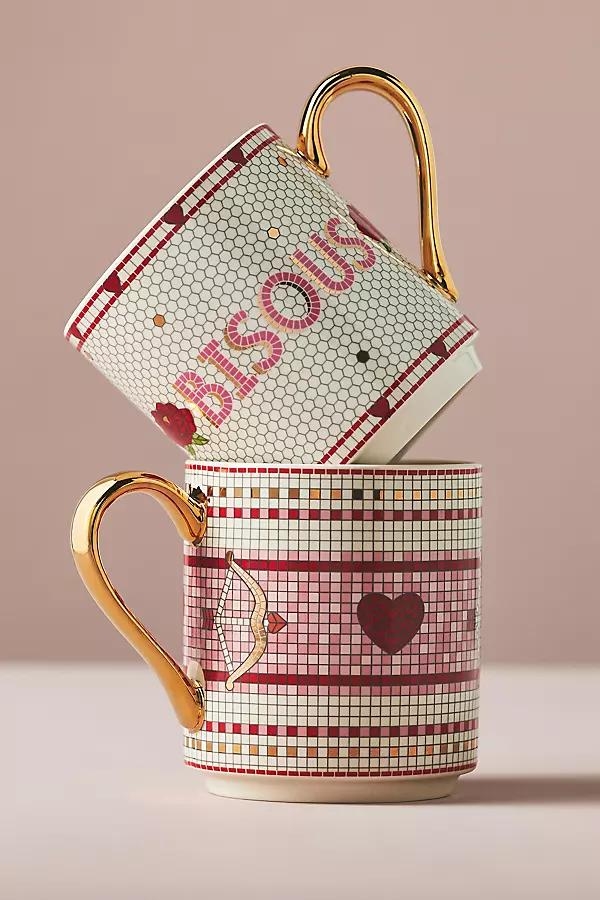 The Bistro Tile Stoneware Mug: Valentine's Edition - Image 0