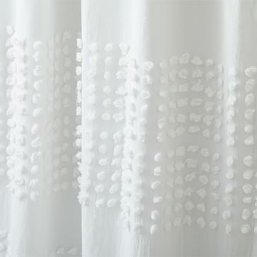 Candlewick Blackout Curtain Panel, 48X84, White, WE Kids - Image 3