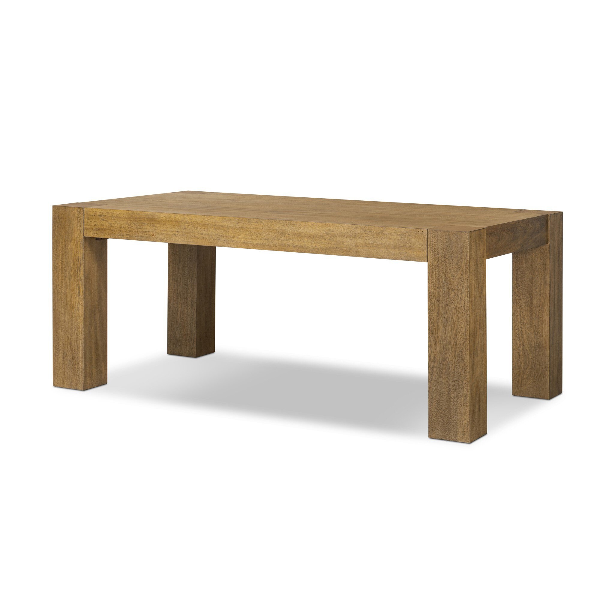 Emeli Dining Table 72" - Tawny Rubberwood Veneer - Image 2