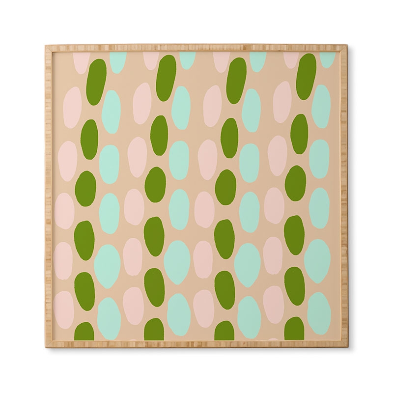 Jellybeans by SunshineCanteen - Framed Wall Art Bamboo 12" x 12" - Image 4