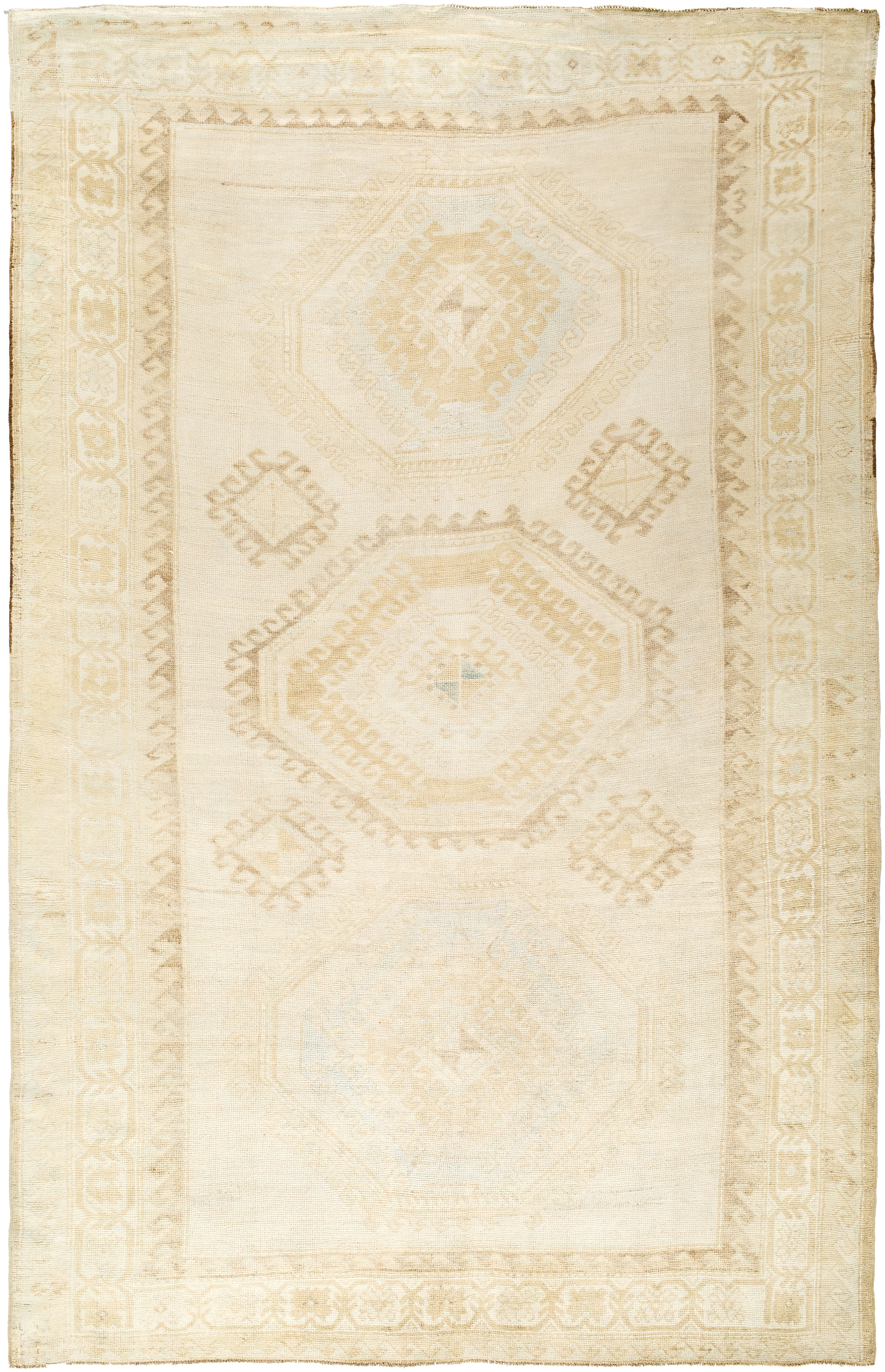 Antique One of a Kind  Indoor 7'3" x 11'5" Handmade Rug - Image 0