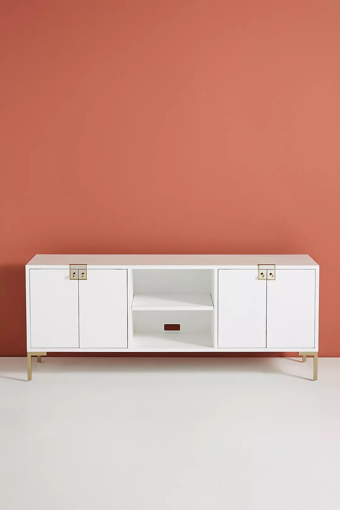 Ingram Media Console By Anthropologie in White - Image 0