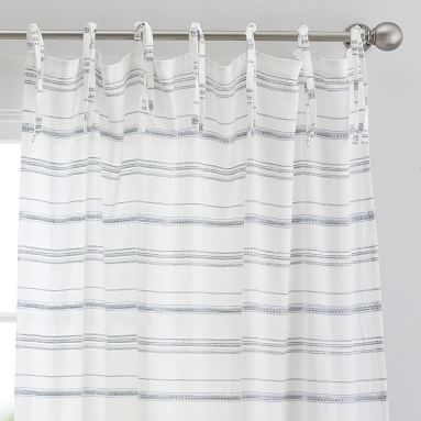 Roxy Stripe Sheer Curtain Panel, 96", Multi (Single Panel) - Image 4