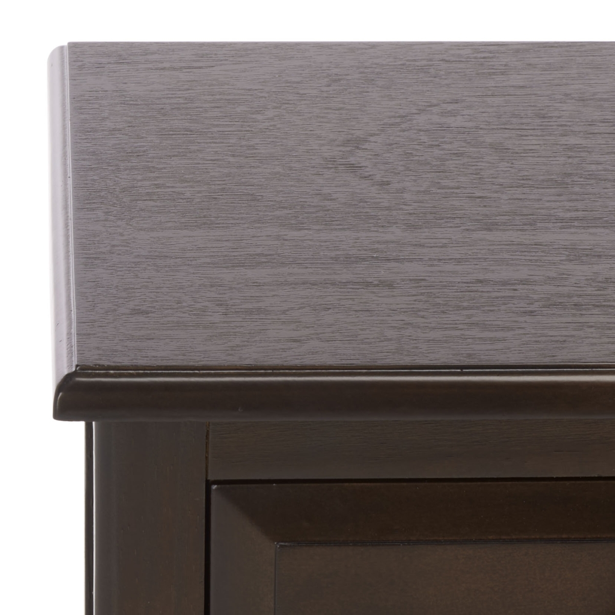 Everly Drawer Side Table - Dark Chocolate - Image 2