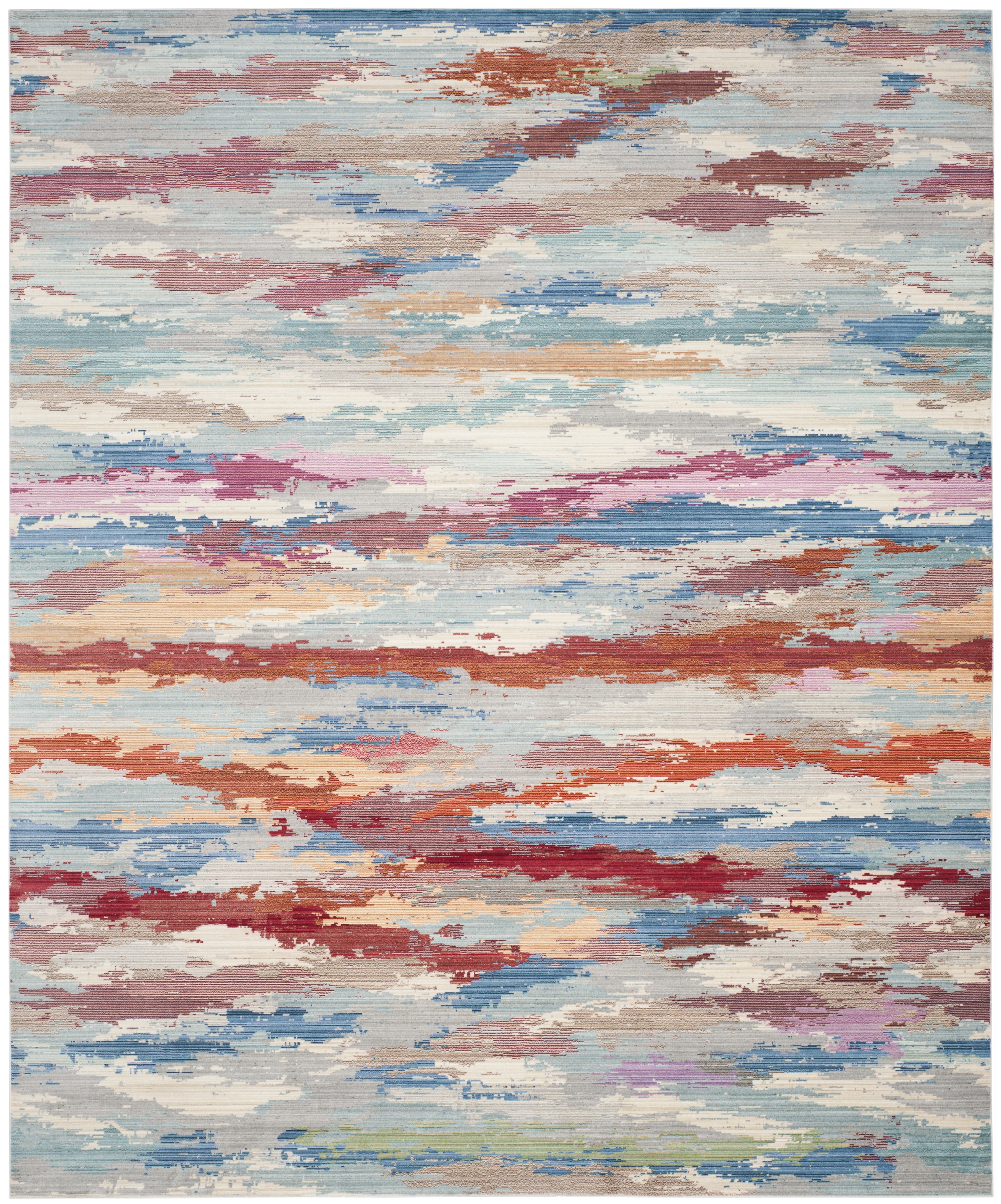 Arlo Home Woven Area Rug, VAL219K, Multi,  8' X 10' - Image 0