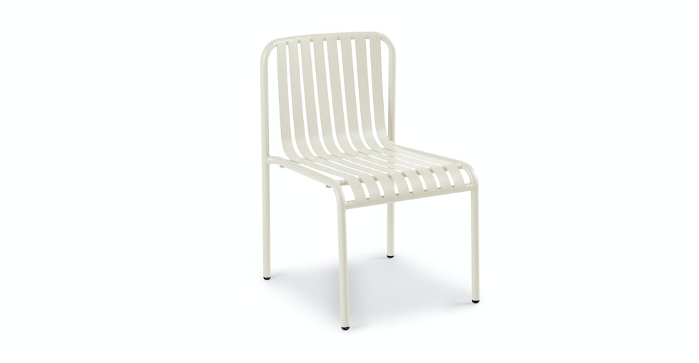 Sarek Outdoor Stackable Dining Chair - Taupe - Image 0