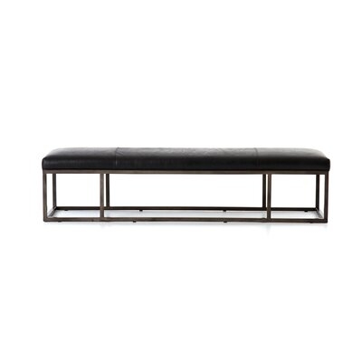 Cagle Leather Bench - Image 0