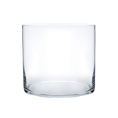Eivind Clear White Indoor/Outdoor Glass Table Vase - Image 0