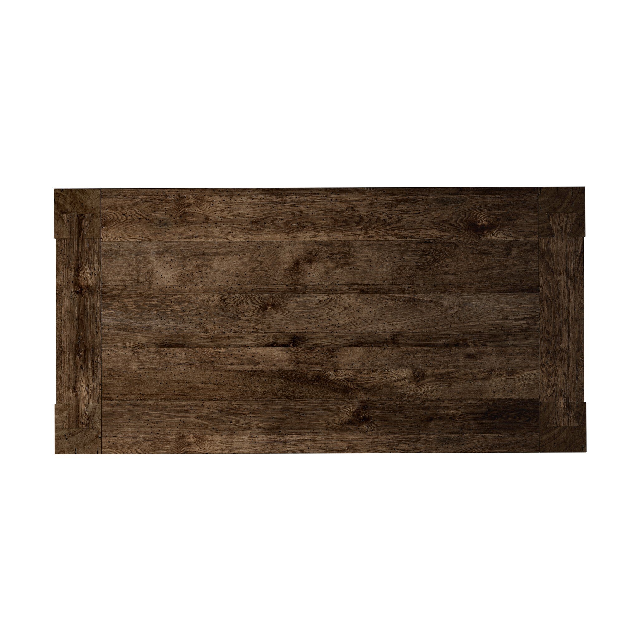 Abaso Dining Table - Ebony Rustic Wormwood Oak - Image 8