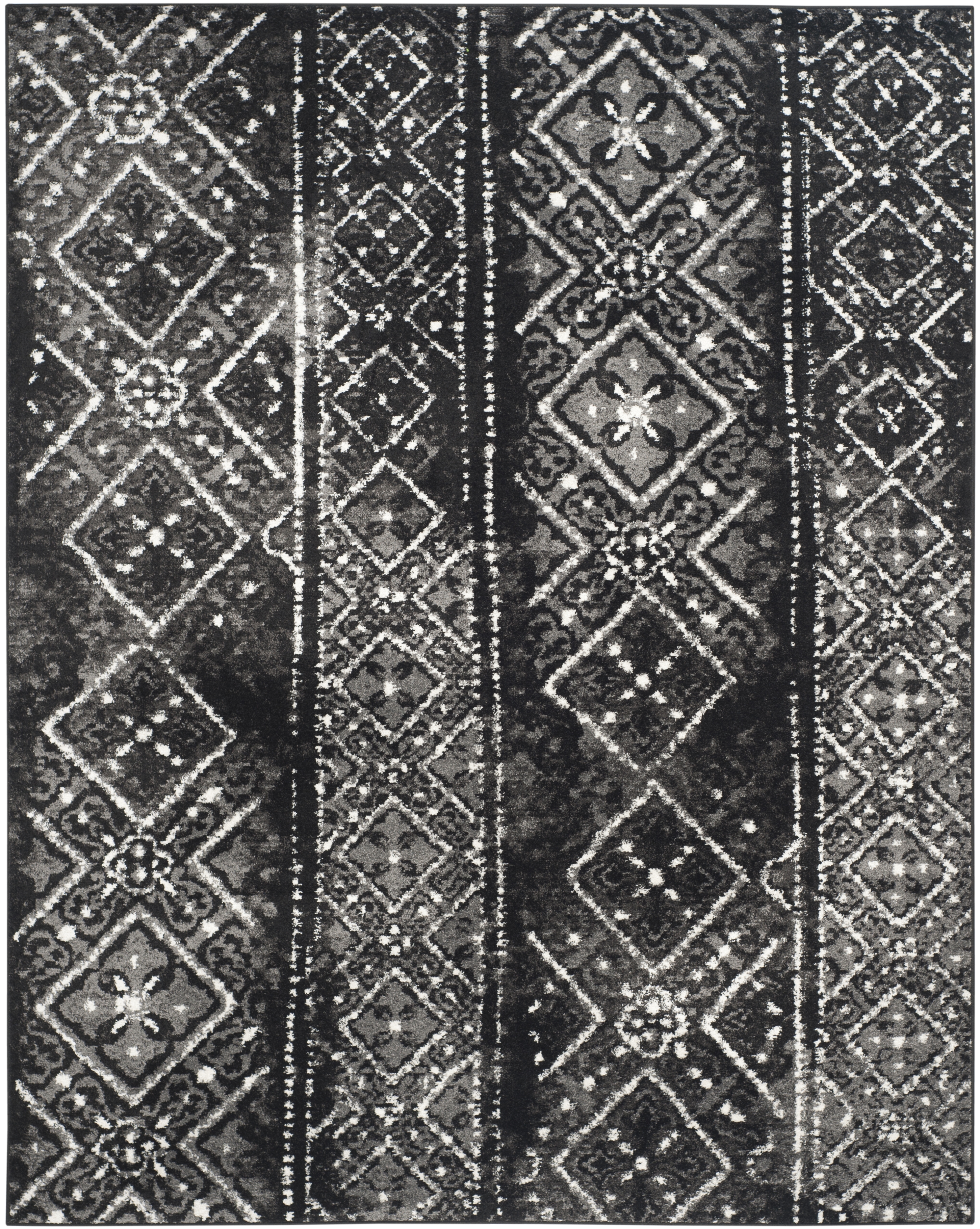 Arlo Home Woven Area Rug, ADR111C, Black/Silver,  8' X 10' - Image 0